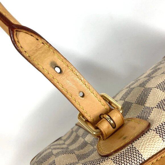 LOUIS VUITTON N52001 Berkley PM Tote Bag Hand Bag Damier Azur - Picture 10 of 16